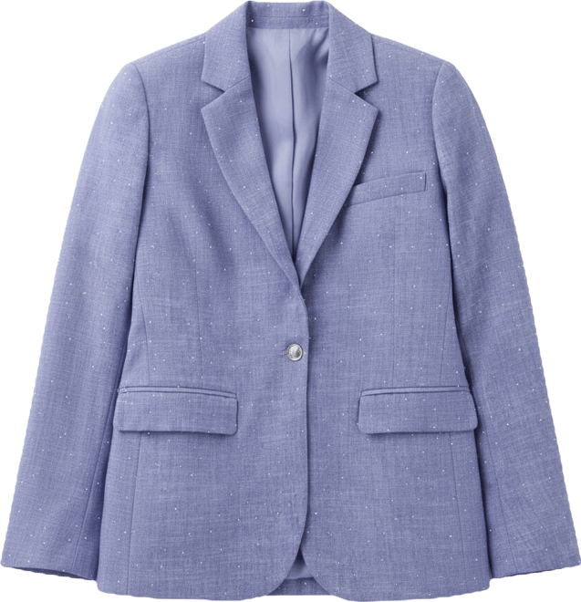 Women's Linen Studs Blazer