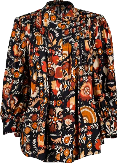 Women's Printed Long Sleeve Shirt