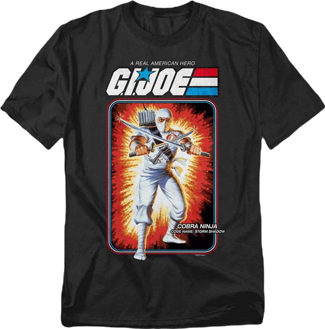 Men's G.i. Joe Storm Shadow Card T Shirt
