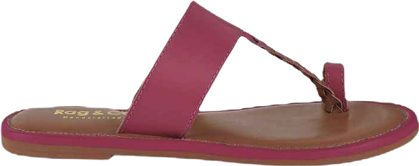 Harris Womens Toe Ring Braided Slip On flats