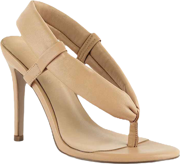 Singles Womens High Heeled Thong Sandals