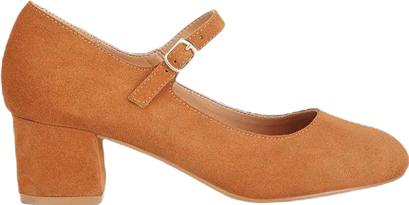 Dallin Womens Suede Block Heel sandal Mary Janes