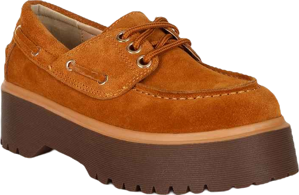 Cuckatoos Chunky Suede Oxford Loafers