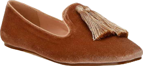 Tromso Iconic Tassel Detail Velvet Loafers