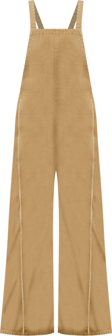 Women's Retro Denim Overalls