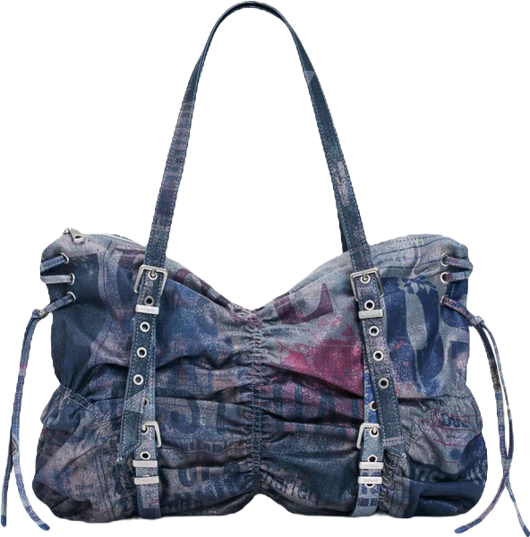 Women's Ruched large bag