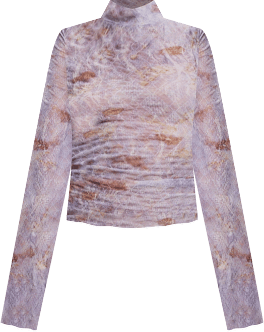 Women's Textured printed T-shirt