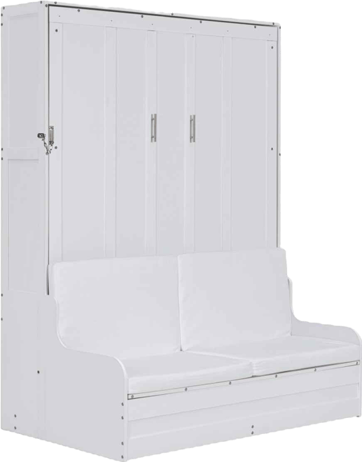 Queen Size Murphy Bed Wall Bed with Cushion
