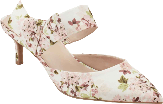 Women's Millie Pointed Toe Kitten Heel Mules