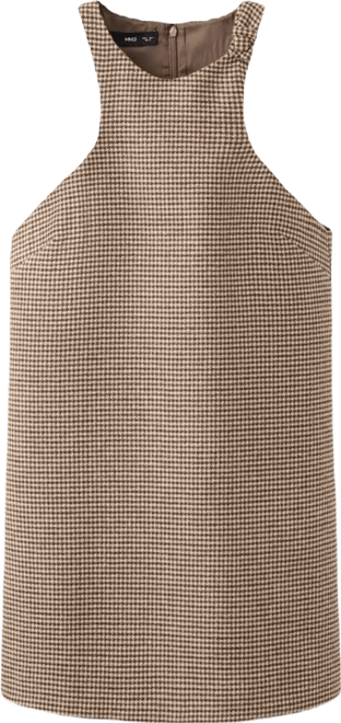 Women's Houndstooth Wool-Blend Dress