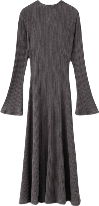 Women's Bell Sleeves Knitted Dress