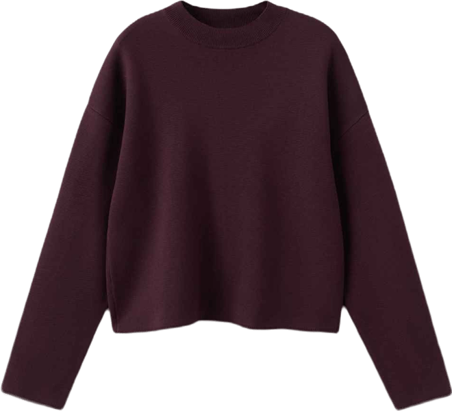 Women's Round-Neck Knitted Sweater