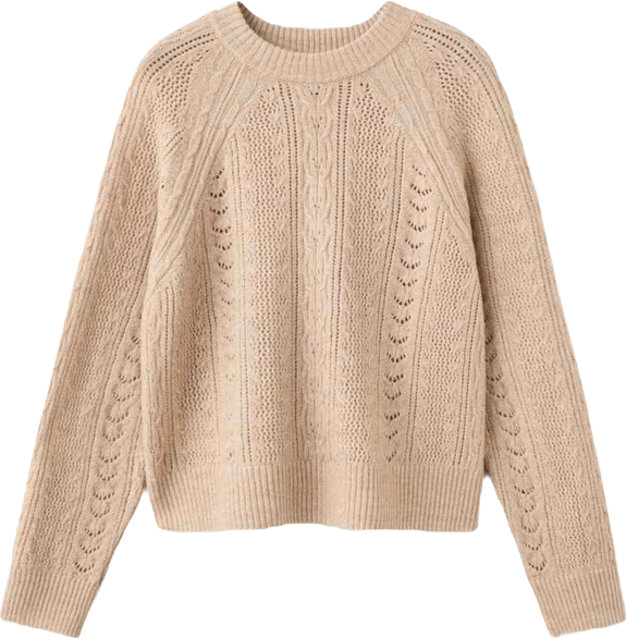 Women's Openwork Knit Sweater