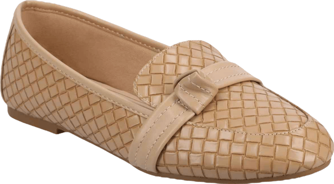 Womens Marci Slip On Round Toe Loafer Dress Flats