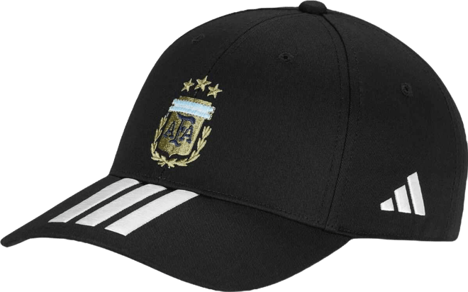 Men's and Women's Black Argentina National Team Fifa x World Cup Team Baseball Adjustable Hat