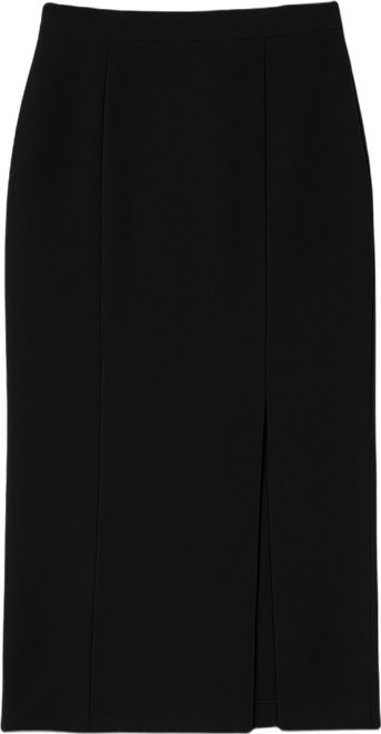 Women's Pull-On Column Slit Skirt