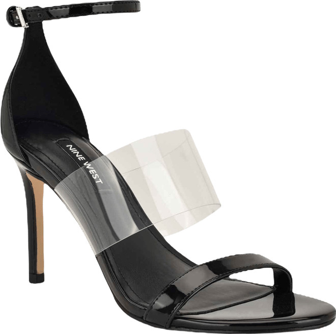 Women's Vallie Strappy Vinyl Stiletto Sandals