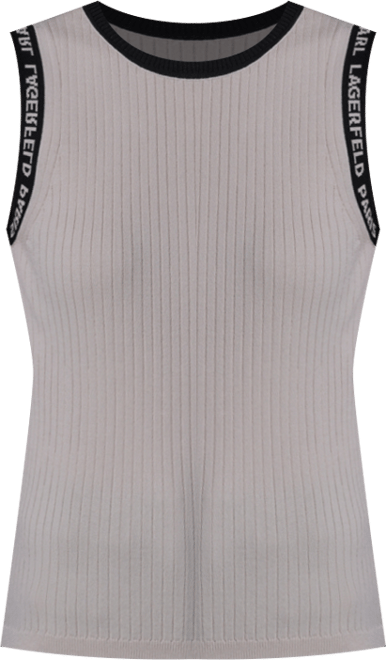 Women's Sleeveless Klp Trim Tank Top