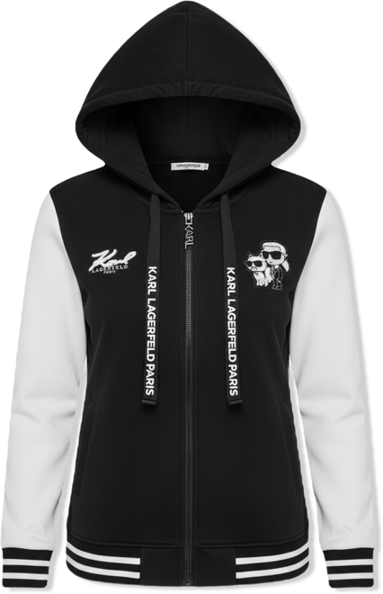 Women's Karl and Choupette Zip Hooded Jacket