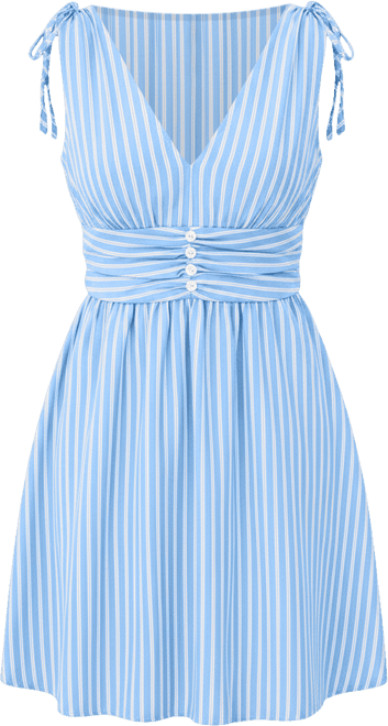 Women's Still Waters Striped Mini Beach Dress