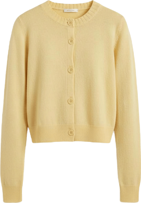 Women's Cropped Wool-Cashmere Cardigan