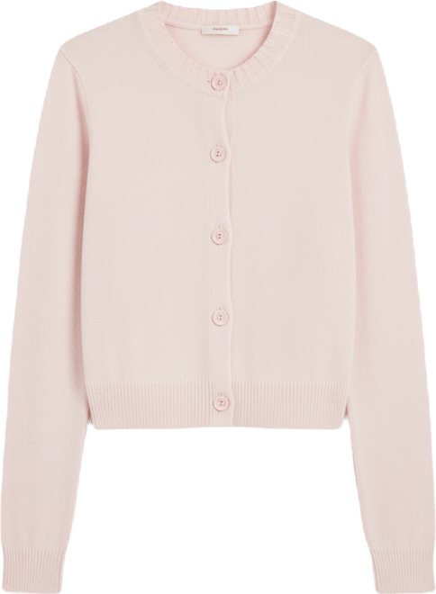 Women's Cropped Wool-Cashmere Cardigan