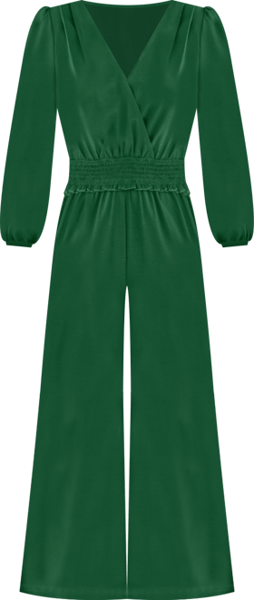 Women's Essential V-Neck Pull-On Jumpsuit