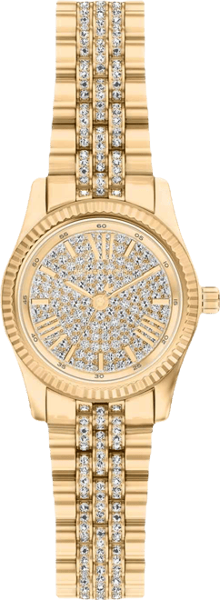 Women's Lexington Three-Hand Gold-Tone Stainless Steel Watch, 26mm