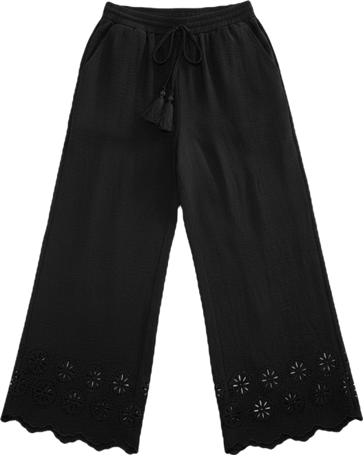 Women's High Regard Black Pants