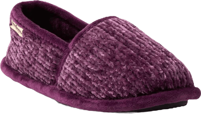 Women's Chenille A-Line Closed Back House Slipper