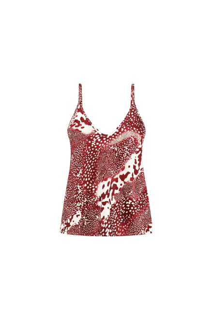 Garnet Crush Silk Camisole for Women | The Noli Shop