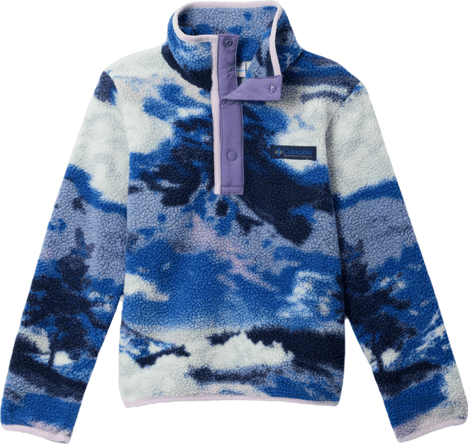 Kids' Helvetia II Printed Half Snap Fleece Pullover | Columbia