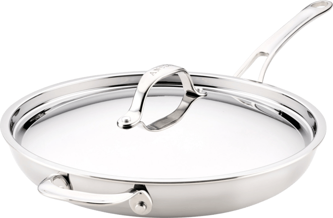 EverLast Stainless Steel 12.5" Tri-Ply Clad Frying Pan