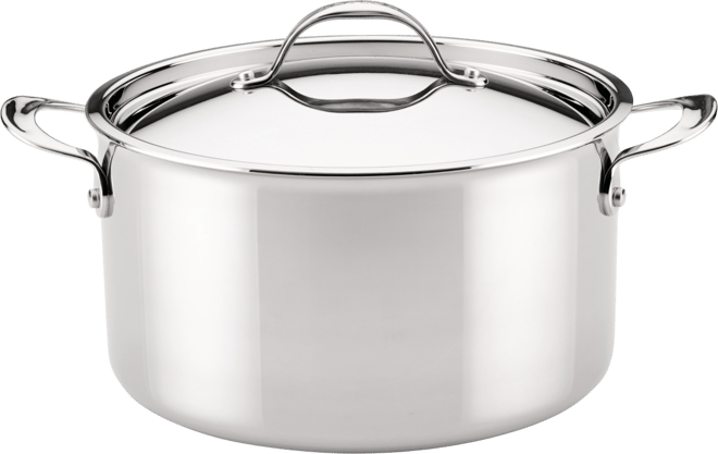 EverLast Stainless Steel 10.75" Tri-Ply Clad Stockpot