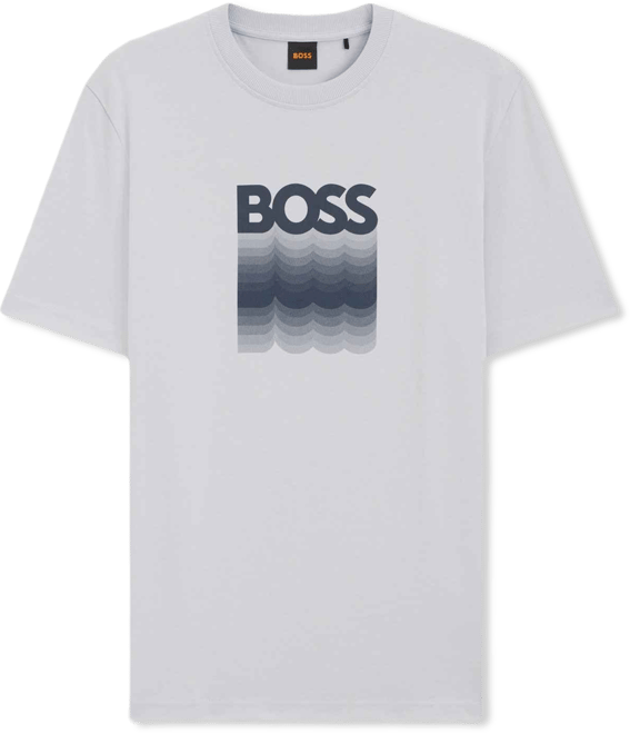 Boss by  Men's Logo Print Cotton-Jersey T-Shirt