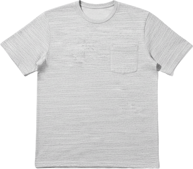 Men's King Size Big & Tall Heavyweight Pocket Crewneck T-Shirt