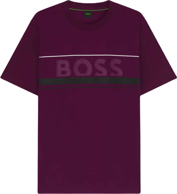 Boss by  Men's Cotton-Jersey Logo T-Shirt