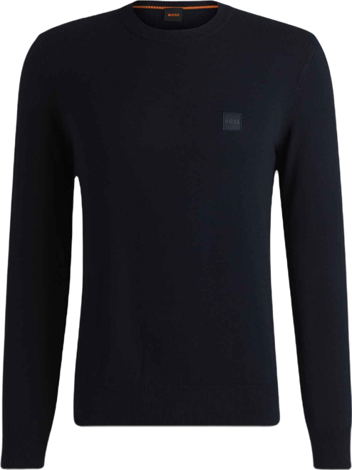 Boss by  Men's Cotton-Cashmere Regular-Fit Sweater