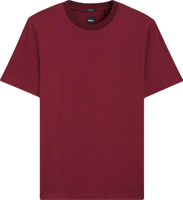Boss by  Men's Mercerized-Cotton Monogram T-Shirt