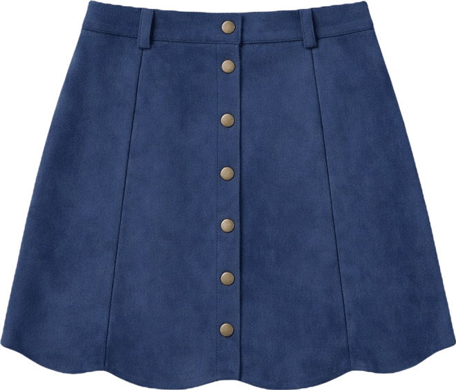 Women's Cider & Spice Orange Mini Skirt