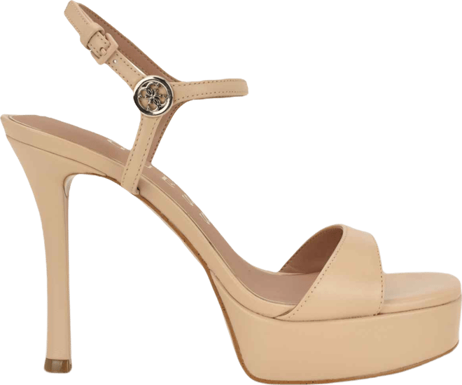 Womens Hendora Leather Platform Stiletto Dress Sandals