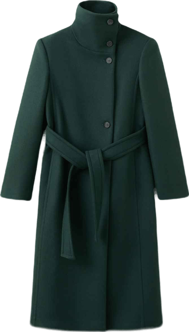 Women's Belt Manteco Wool Coat