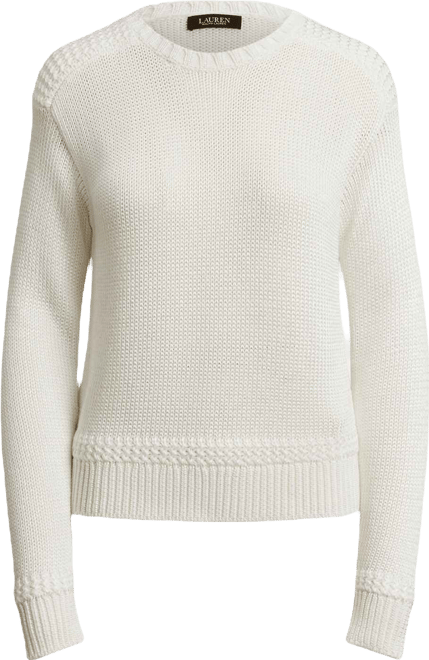 Women's Crewneck Stitch Detailing Sweater