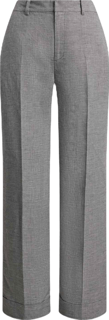 Women's Basket-Weave Cropped Pants