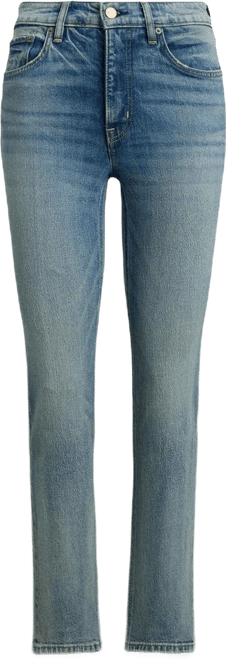 Women's High-Rise Straight Ankle Jeans