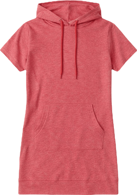Women's Short Sleeve Hoodie Dress