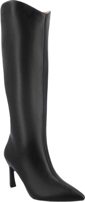Women's Rehela Pointed Toe Stiletto Wide Calf Knee High Dress Boots