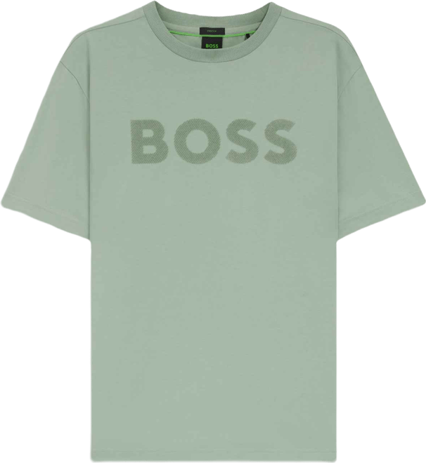 Boss by  Men's Stretch Cotton Tonal Logo Relaxed-Fit T-Shirt
