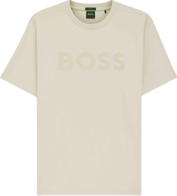 Boss by  Men's Stretch Cotton Tonal Logo Relaxed-Fit T-Shirt