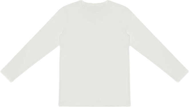 Women's Supima Cotton Relaxed Long Sleeve Crew Neck T-Shirt